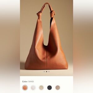 Anthropologie Love Knot slouchy bag